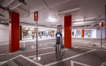 electric car charging station
